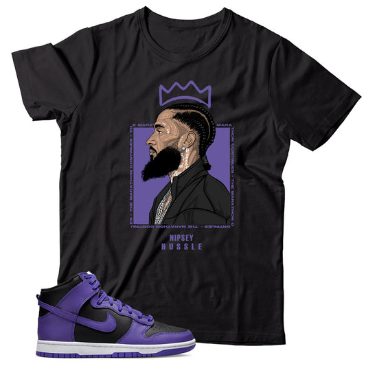 Dunk High Psychic Purple shirt