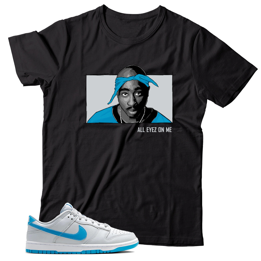 Dunk Low Pure Platinum Blue shirt