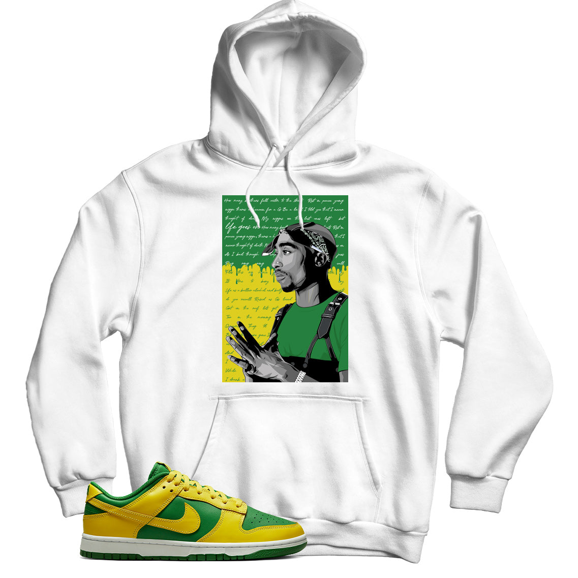 Dunk Low Reverse Brazil hoodie