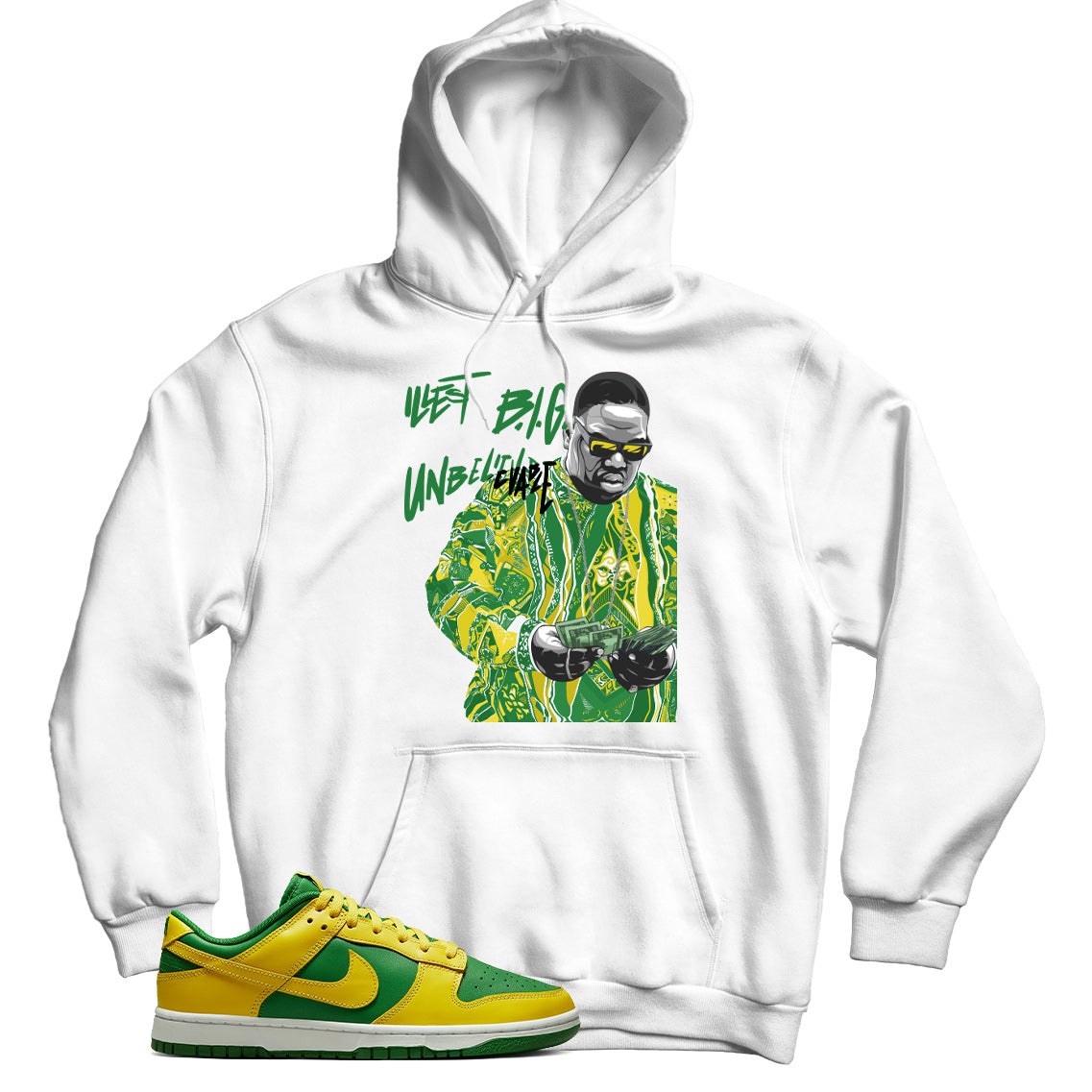 Dunk Low Reverse Brazil hoodie