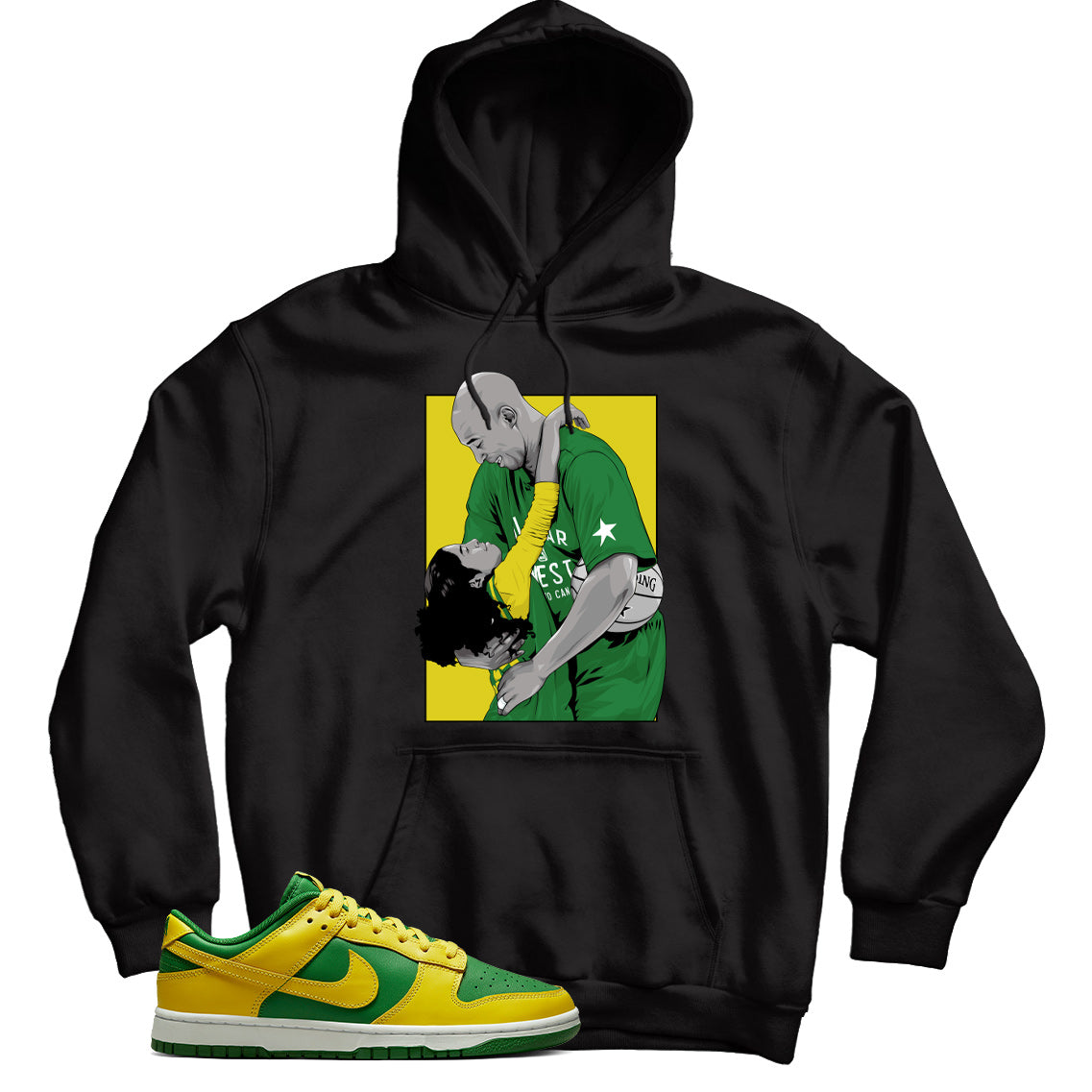 Dunk Low Reverse Brazil hoodie