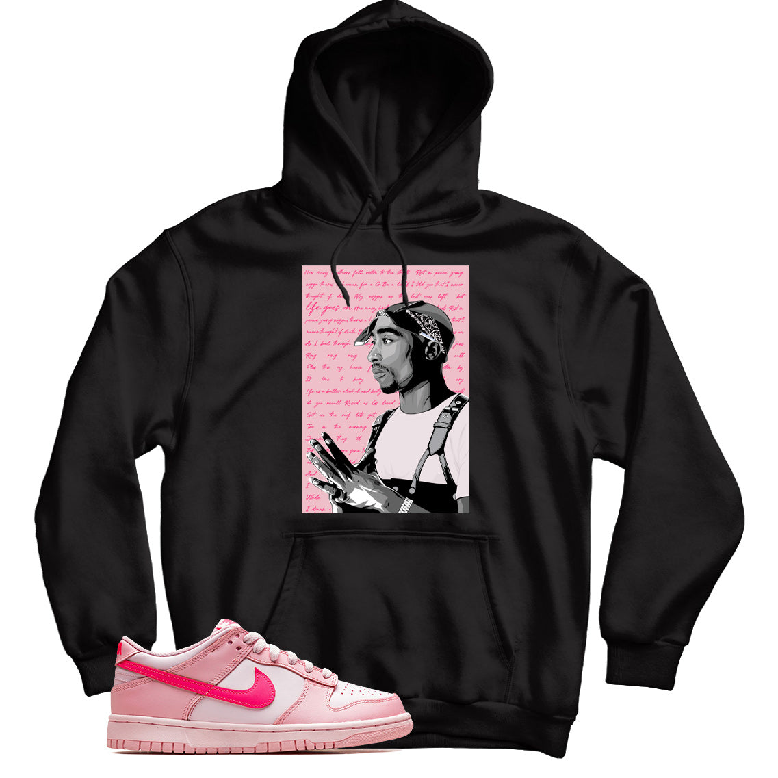 Triple Pink dunks hoodie