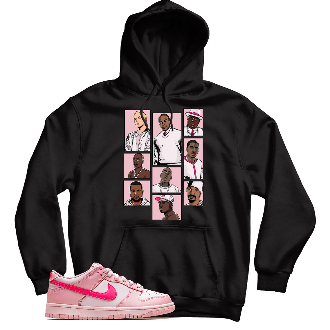 Dunk Low Triple Pink hoodie