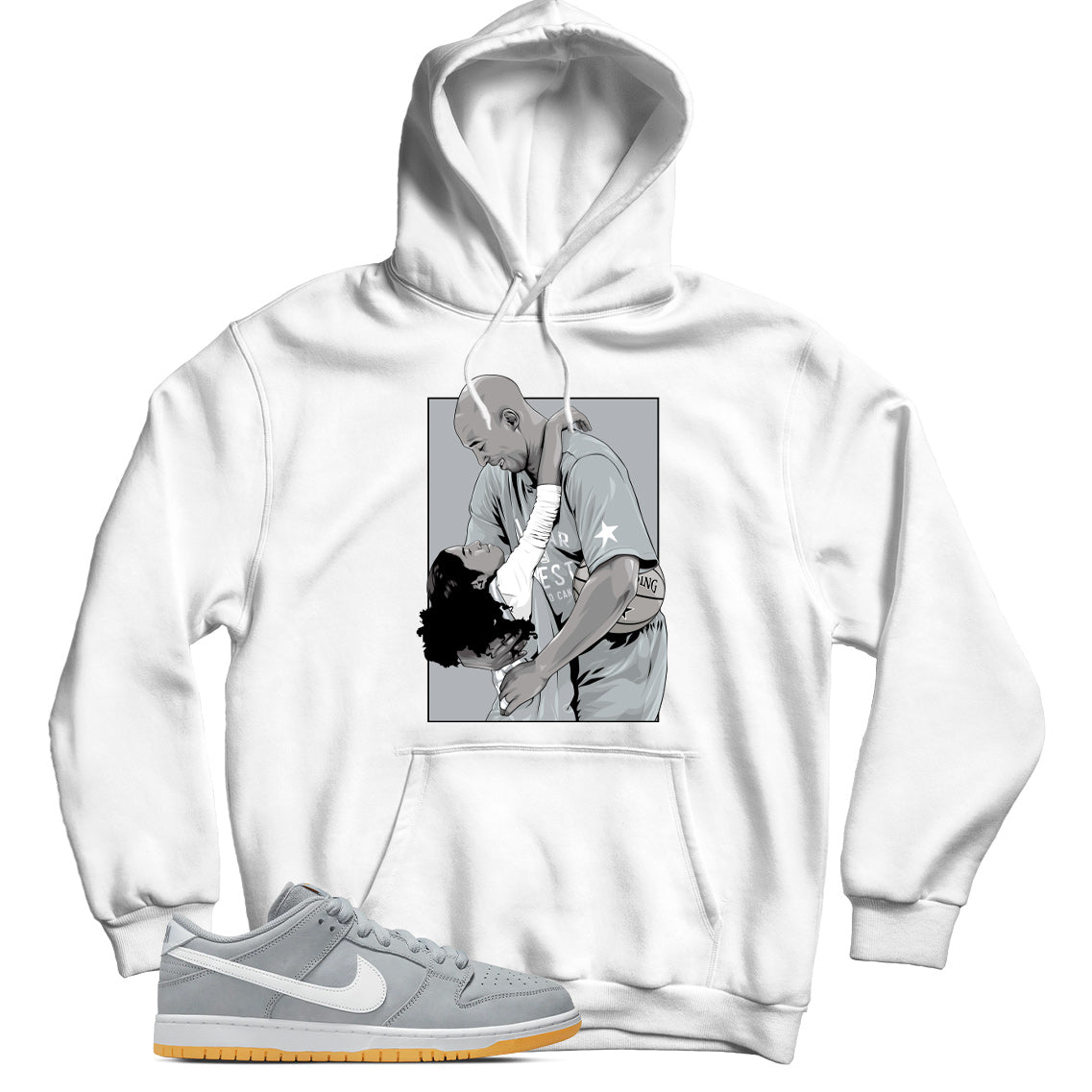 Dunk Low Wolf Grey Gum Hoodie