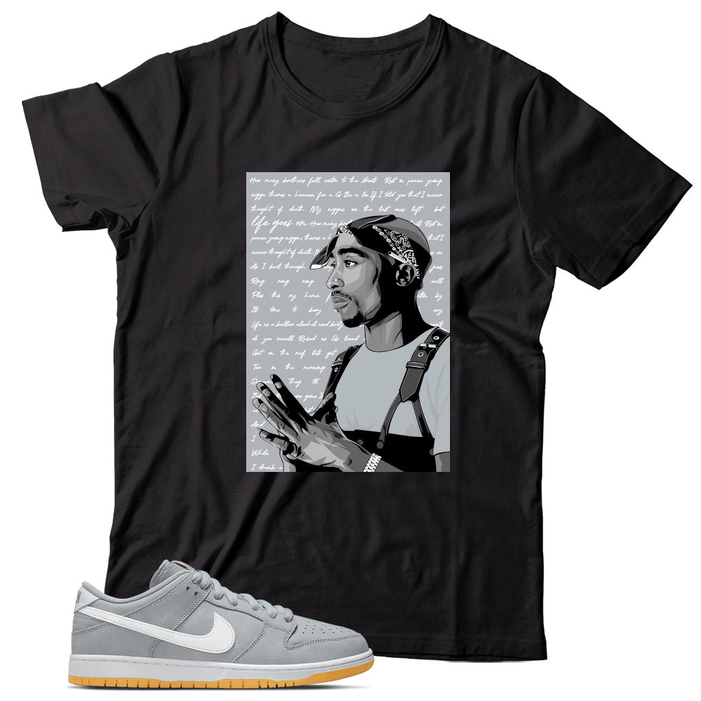 Dunk Low Wolf Grey Gum shirt