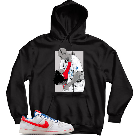 Dunk Low Year of the Rabbit Crimson hoodie