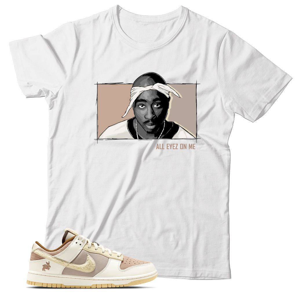 Dunk Low Year of the Rabbit White Taupe shirt