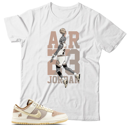 Dunk Low Year of the Rabbit Brown shirt