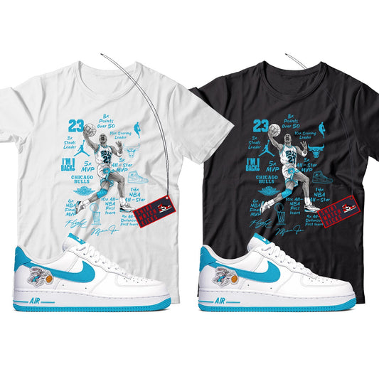 MJ(2) T-Shirt  Match Nike Air Force 1 Low Hare Space Jam