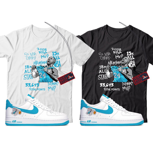 KB T-Shirt Match Nike Air Force 1 Low Hare Space Jam