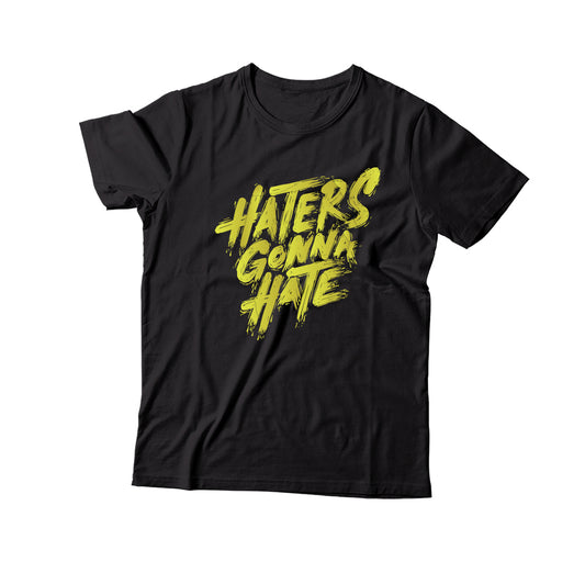 Haters Short Sleeve Crewneck Black T-Shirt