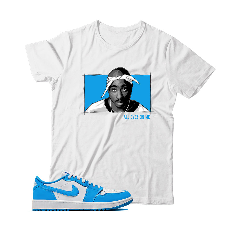 Jordan 1 Low Golf UNC shirt