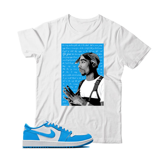 Jordan 1 Low Golf UNC shirt