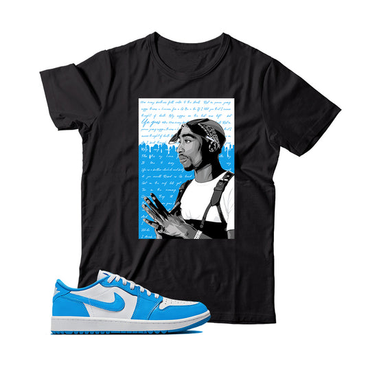 Jordan 1 Low Golf UNC shirt