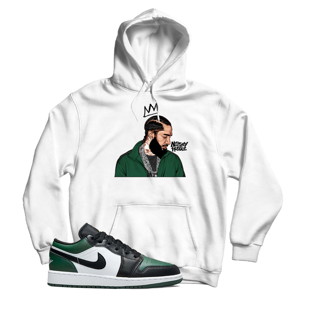 jordan low green toe hoodie