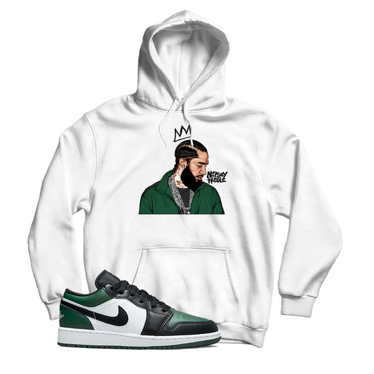 jordan low green toe hoodie