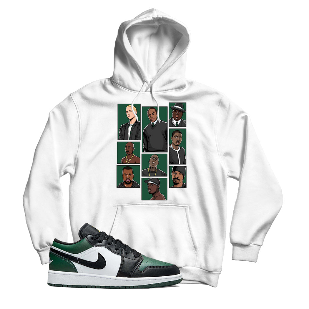 jordan low green toe hoodie