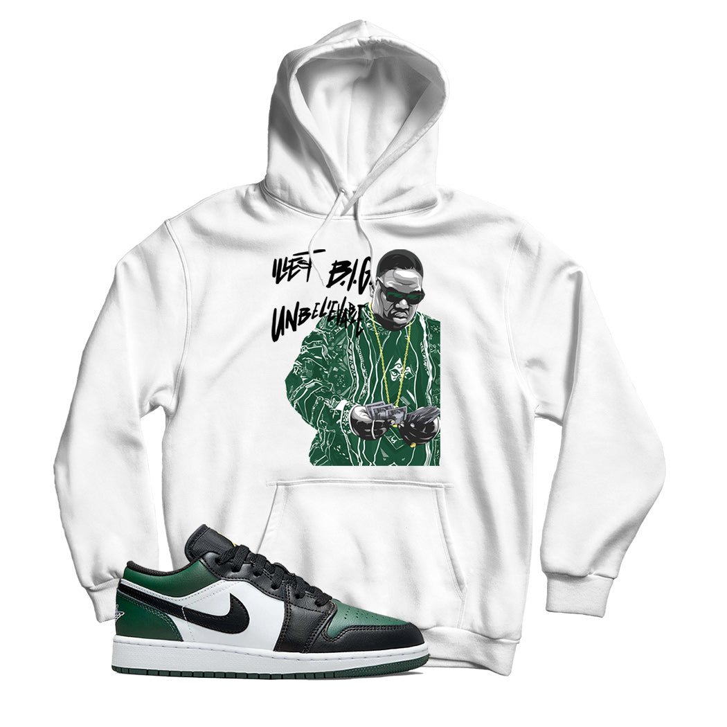 jordan low green toe hoodie