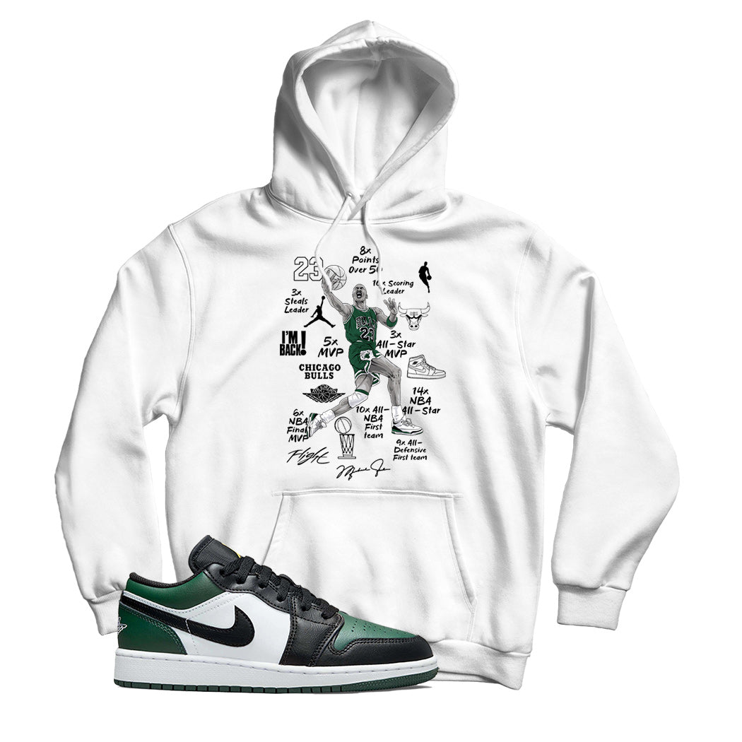 jordan low green toe hoodie