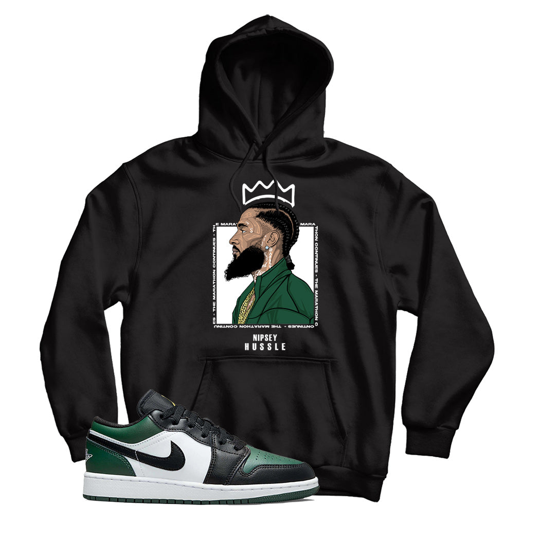 jordan low green toe hoodie