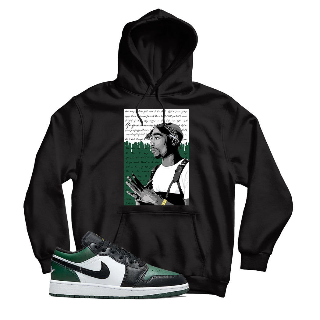 jordan low green toe hoodie