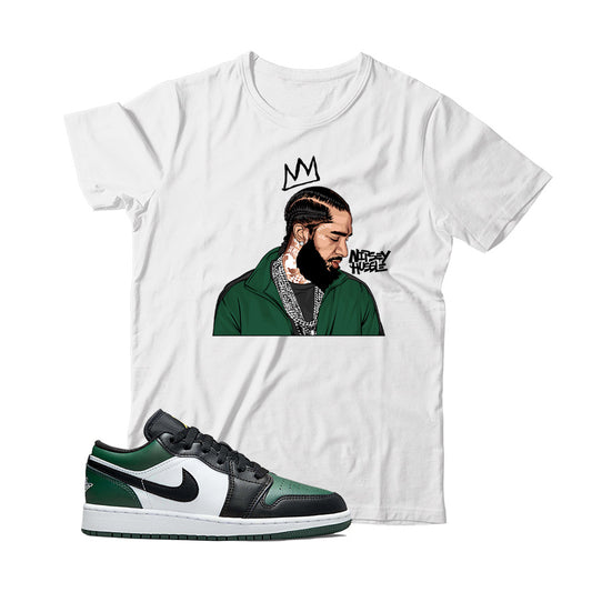 Jordan Low Green Toe shirt