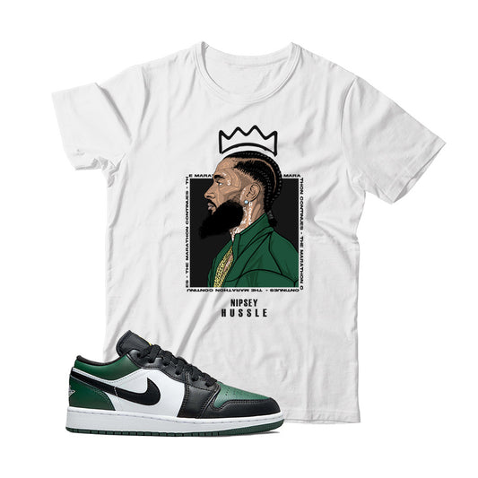 Jordan Low Green Toe shirt