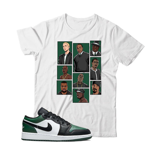 Jordan Low Green Toe shirt