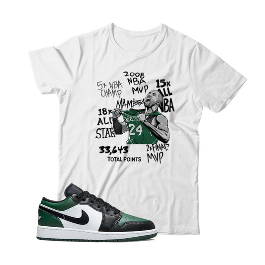 Jordan Low Green Toe shirt