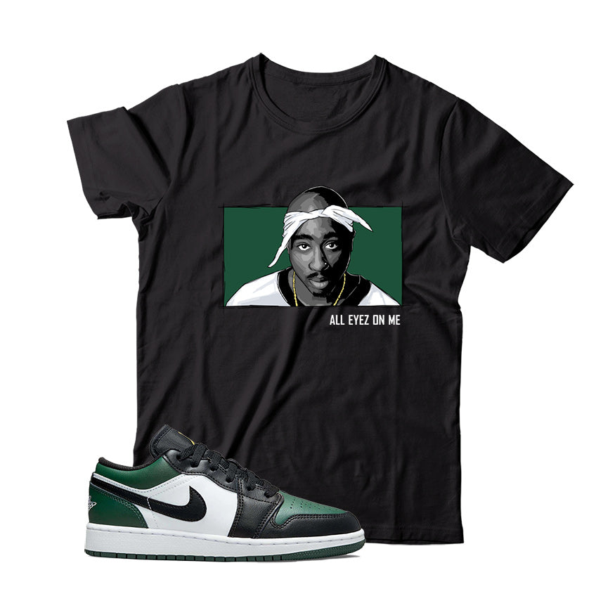 jordan low green toe t shirt