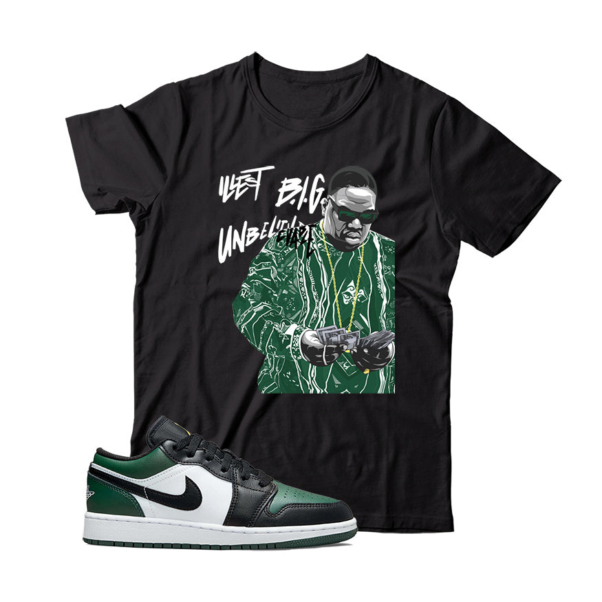 jordan low green toe shirt