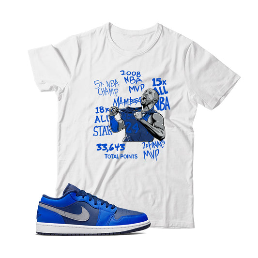 Jordan Low Game Royal shirt