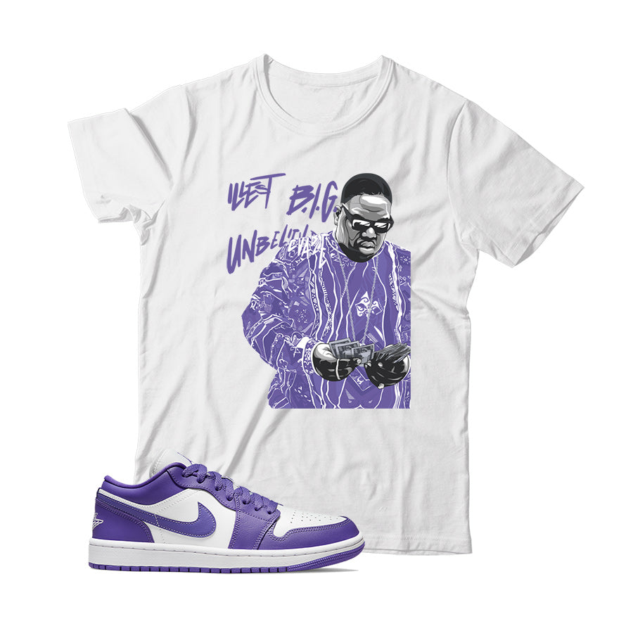 Jordan Low Psychic Purple shirt