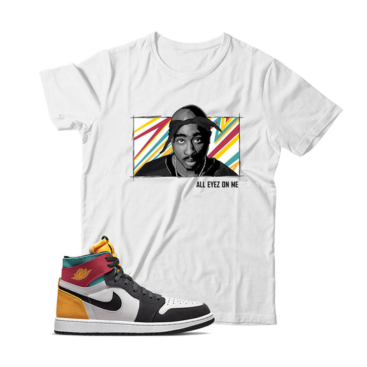 Jordan 1 Zoom Multicolor shirt