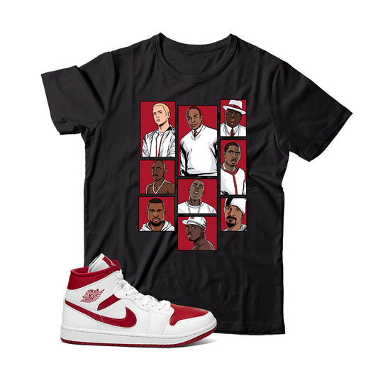 Rap T-Shirt Match Jordan 1 Reverse Chicago