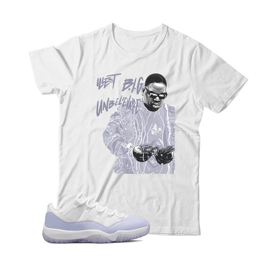 Jordan 11 Low Pure Violet shirt