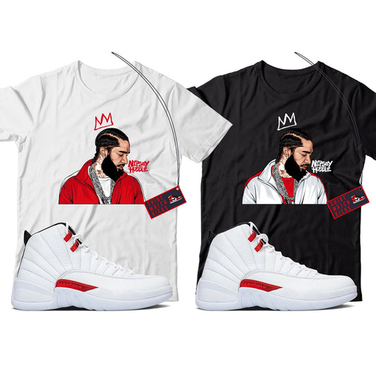 Nipsey T-Shirt Match Jordan 12 Twist