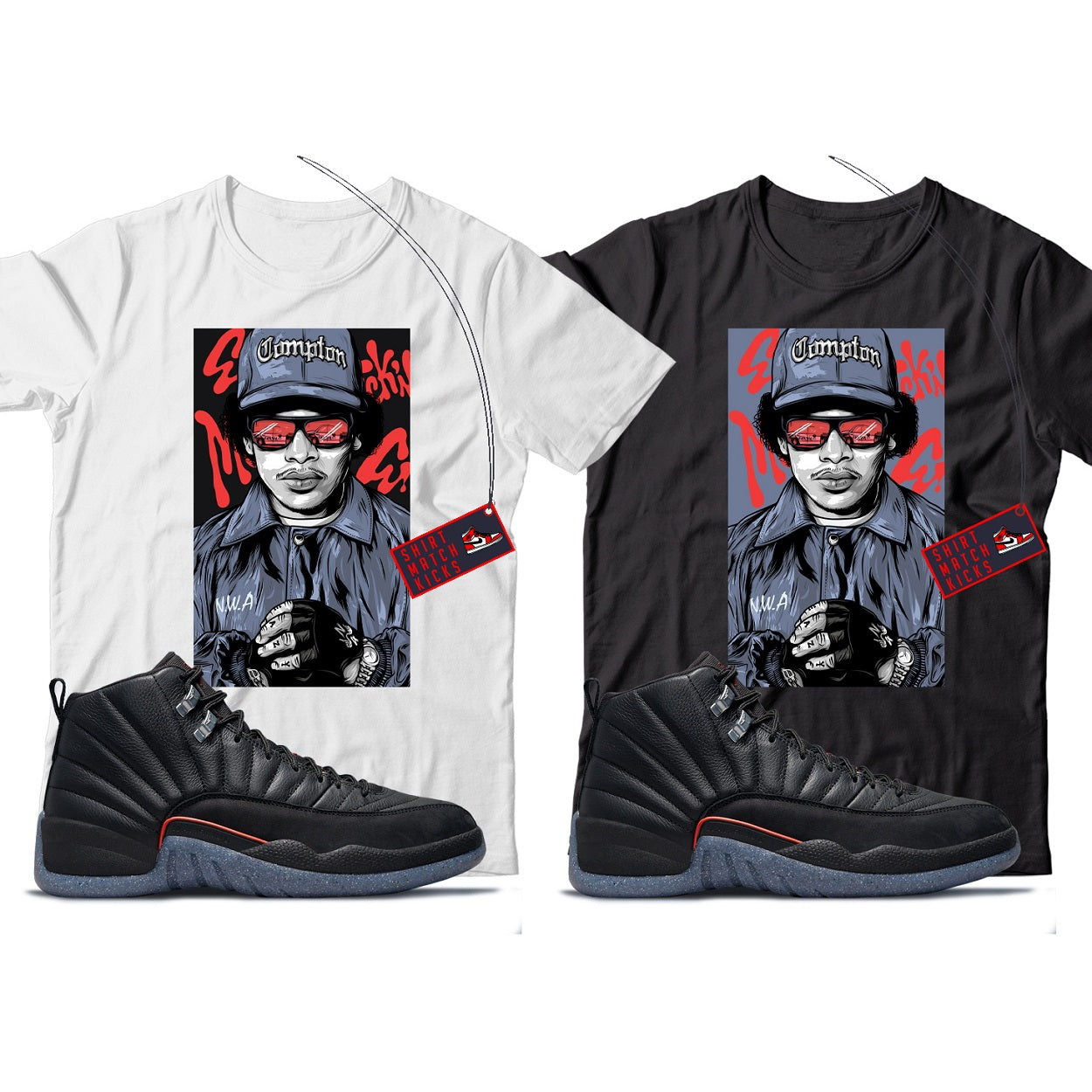 Eazy T-Shirt Match Jordan 12 Utility Grind