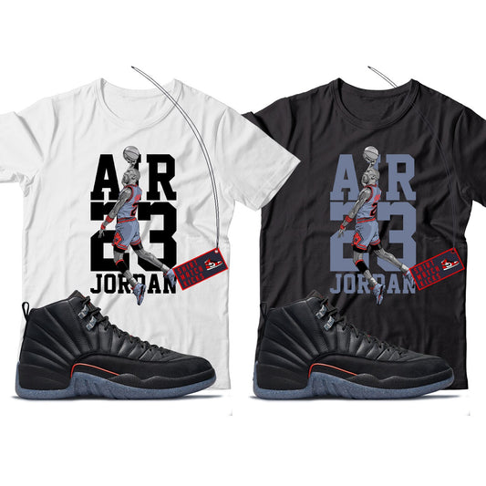 MJ T-Shirt Match Jordan 12 Utility Grind