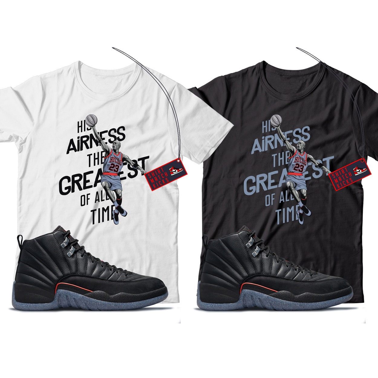 MJ(3) T-Shirt Match Jordan 12 Utility Grind