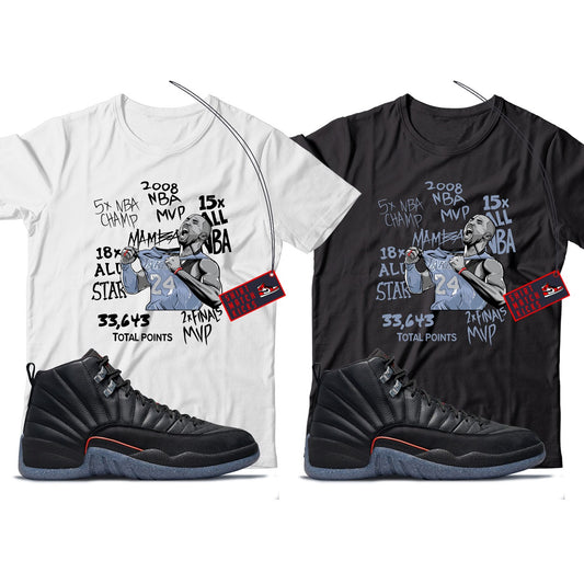 KB T-Shirt Match Jordan 12 Utility Grind