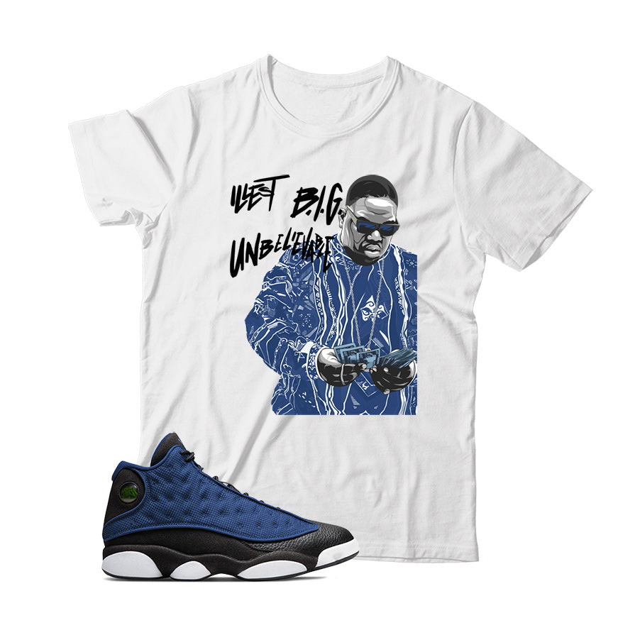 Jordan 13 Brave Blue shirt