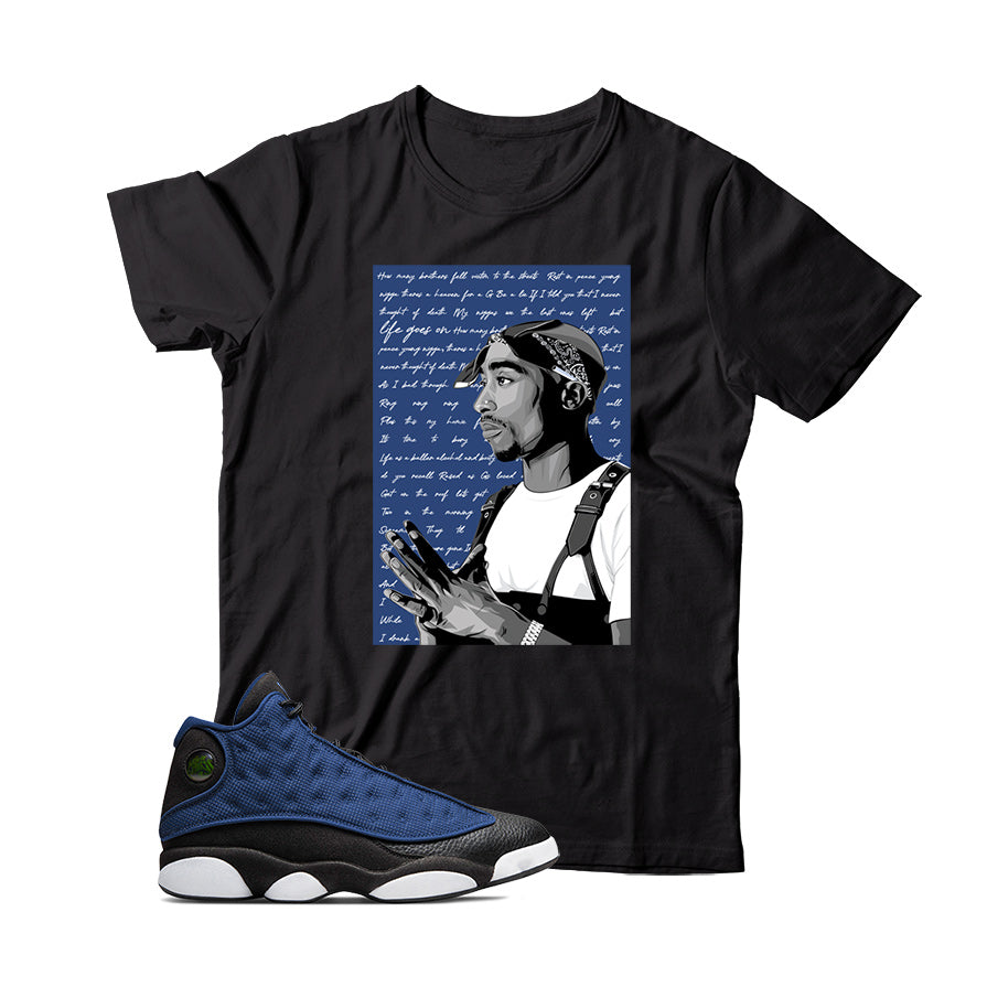 Jordan 13 Brave Blue shirt