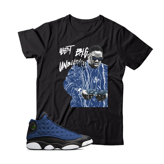 Jordan 13 Brave Blue shirt