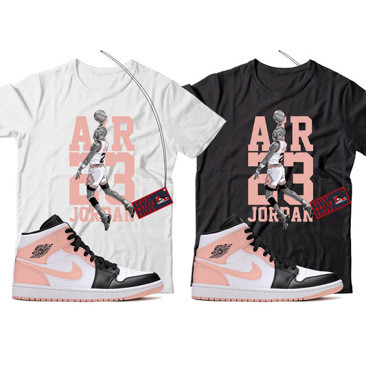 MJ T-Shirt Match Jordan 1 Crimson Tint