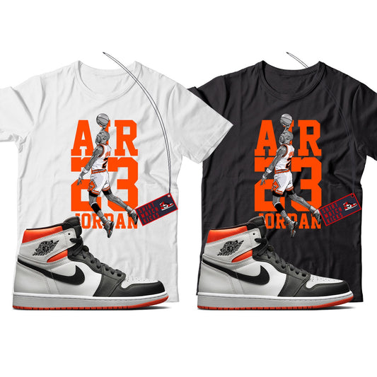 MJ T-Shirt Match Jordan 1 Electro Orange