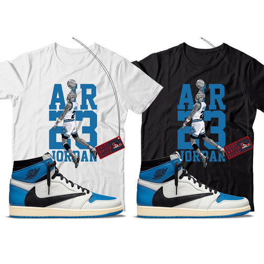 MJ T-Shirt Match Jordan 1 Fragment x Travis Scott