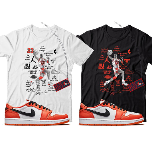 MJ(2) T-Shirt Match Jordan 1 Low Starfish