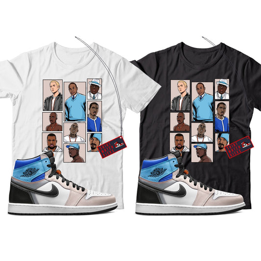 Rap T-Shirt Match Jordan 1 Prototype