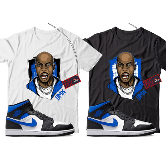 X T-Shirt Match Jordan 1 Racer Blue